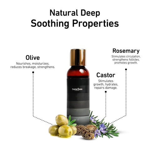 Hair Growth Oil for Instant Relief From Dandruff & Other Underlying Hairloss Causes