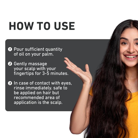 Hair Growth Oil for Instant Relief From Dandruff & Other Underlying Hairloss Causes